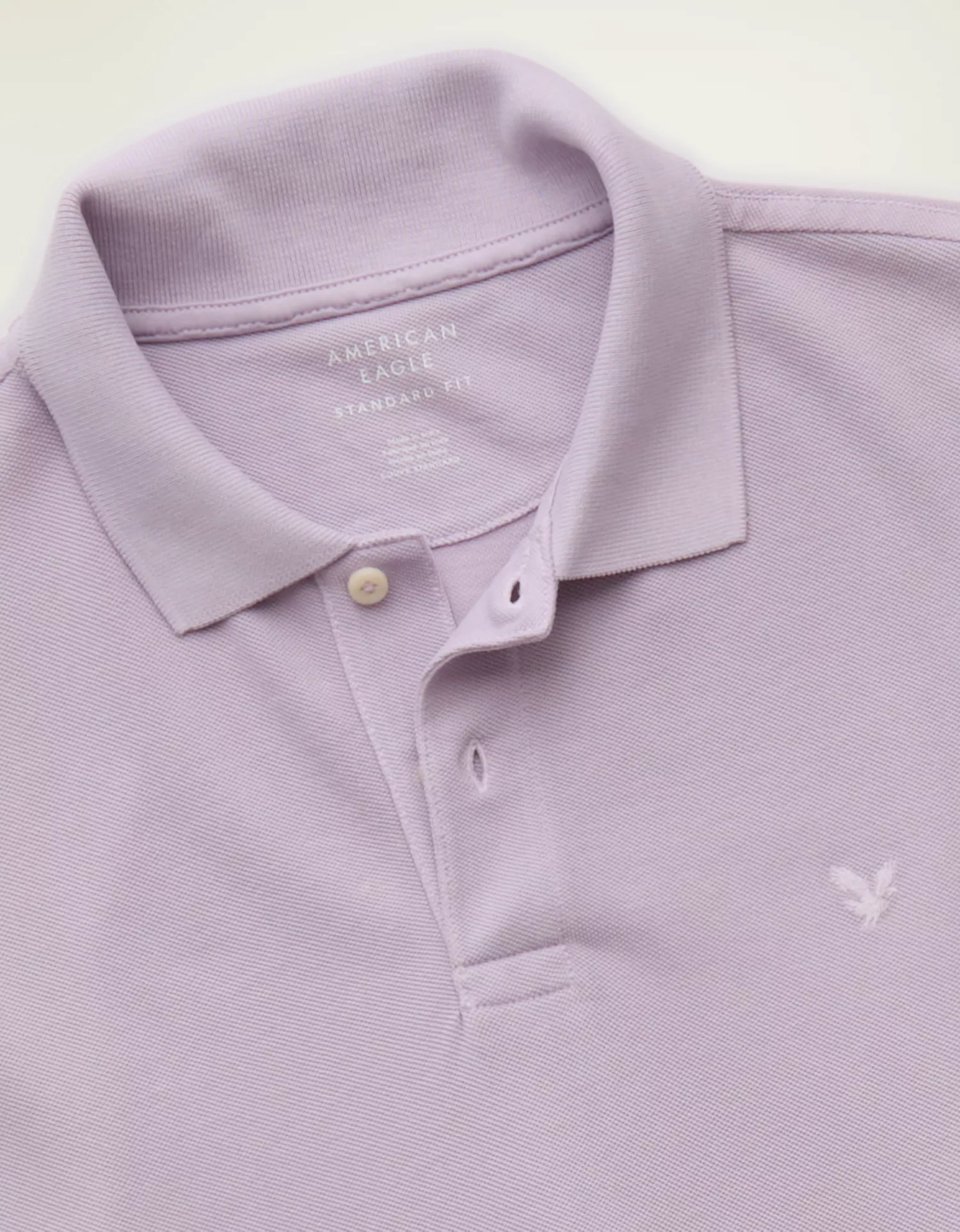 AE Standard Fit Lived-In Pique Polo Shirt - thumbnail 5