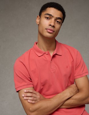 AE Standard Fit Pique Polo Shirt