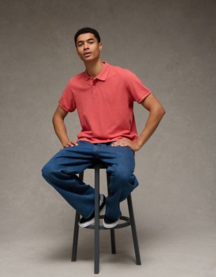 AE Standard Fit Pique Polo Shirt