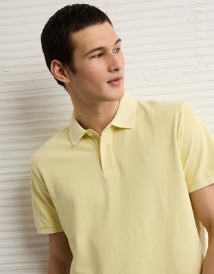 AE Lived-In Pique Polo Shirt