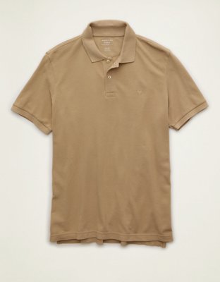 AE Standard Fit Lived-In Pique Polo Shirt