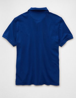 AE Standard Fit Lived-In Pique Polo Shirt