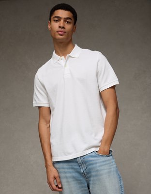 AE Lived-In Pique Polo Shirt