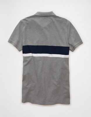 AE Slim Fit Logo Pique Polo Shirt