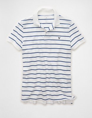 AE Slim Fit Logo Pique Polo Shirt