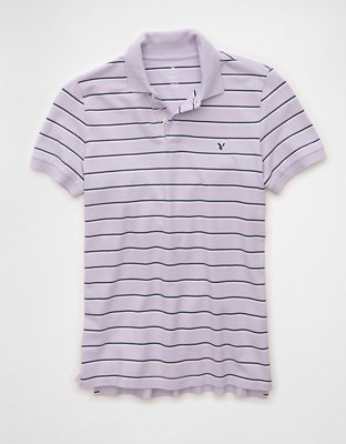 AE Slim Fit Logo Pique Polo Shirt