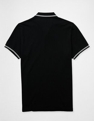 AE Slim Fit Tipped Flex Pique Polo Shirt