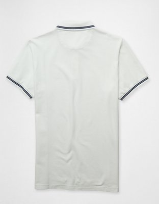 AE Slim Fit Tipped Flex Pique Polo Shirt