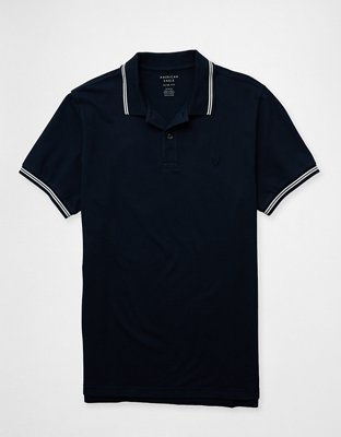 AE Slim Fit Tipped Flex Pique Polo Shirt