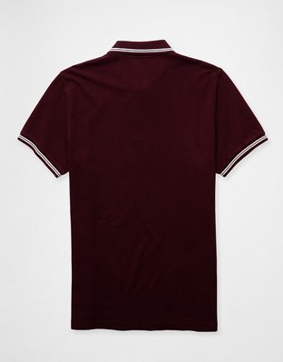 AE Slim Fit Tipped Flex Pique Polo Shirt