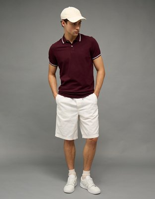AE Slim Fit Tipped Flex Pique Polo Shirt