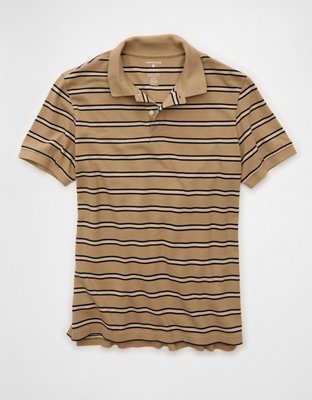 AE Standard Fit Lived-In Pique Polo Shirt