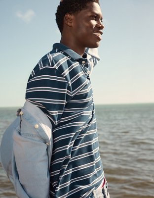 AE Lived-In Pique Polo Shirt