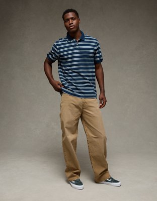 AE Lived-In Pique Polo Shirt from American Eagle - $22.46