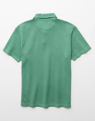 AE Standard Fit Johnny Collar Knit Polo Shirt