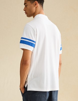 AE Standard Fit Applique Pique Polo Shirt