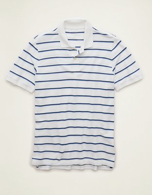 AE Standard Fit Lived-In Pique Polo Shirt