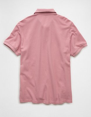 AE Pop Logo Standard Pique Polo Shirt