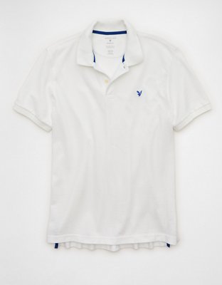 AE Pop Logo Standard Pique Polo Shirt