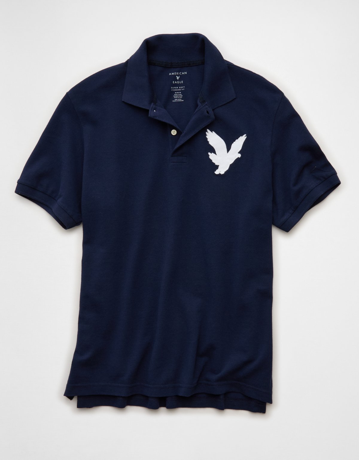 AE Exploded Logo Standard Pique Polo Shirt - image 3