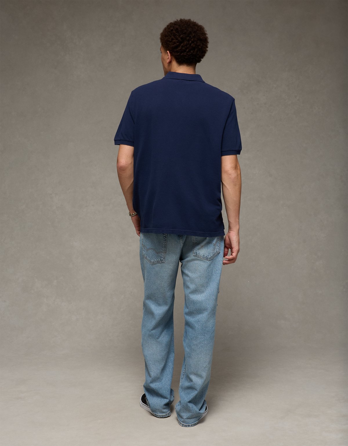 AE Exploded Logo Standard Pique Polo Shirt - image 2