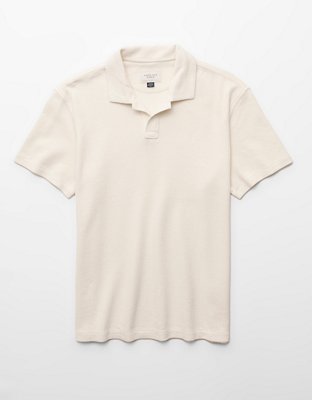 AE Standard Fit Johnny Collar Knit Polo Shirt