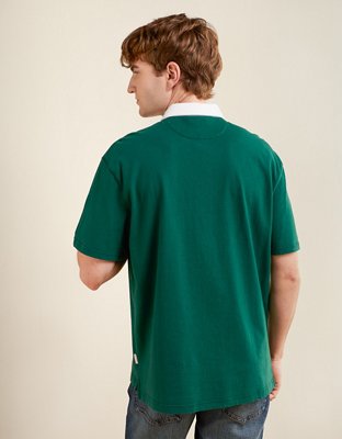AE Standard Fit Graphic Polo Shirt