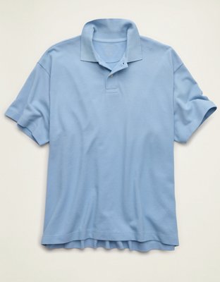 AE Boxy Fit Pique Polo Shirt