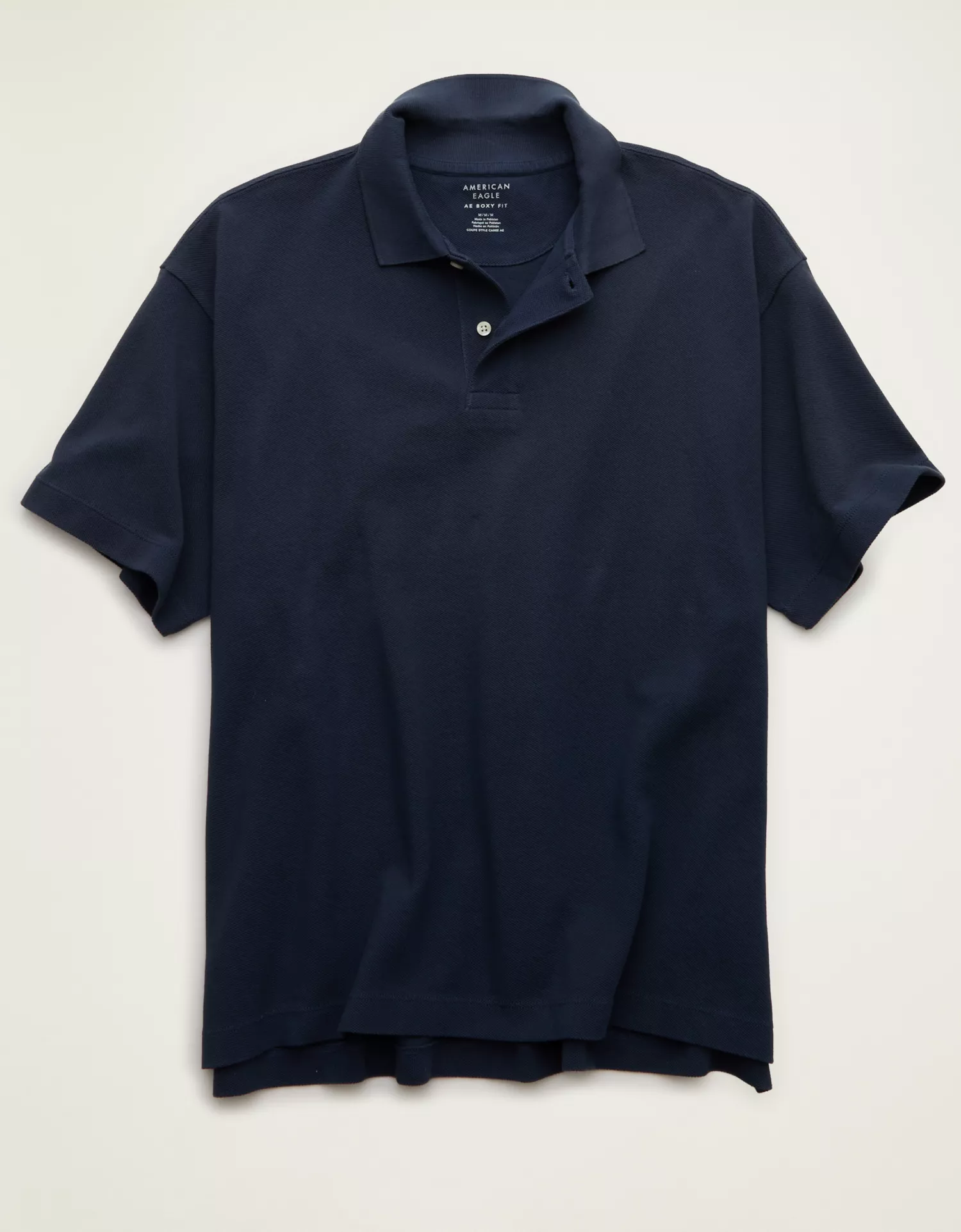 AE Boxy Fit Pique Polo Shirt - thumbnail 7