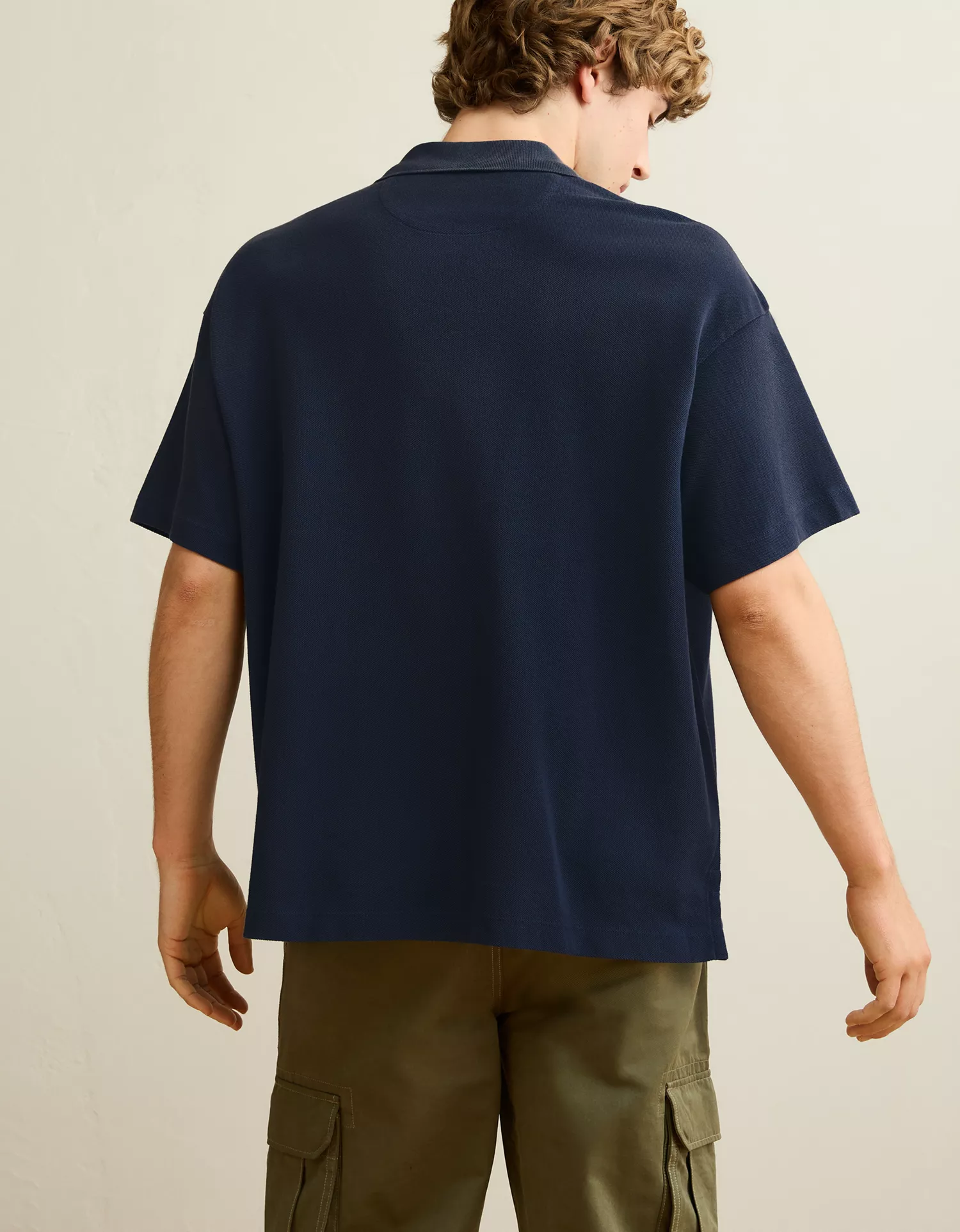 AE Boxy Fit Pique Polo Shirt - thumbnail 6