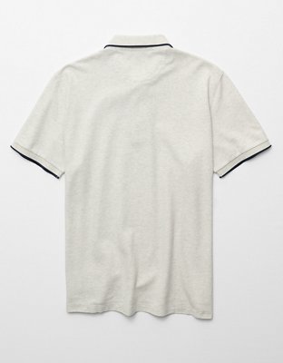 AE Logo Standard Fit Pique Polo Shirt