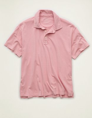 AE Shrunken Lived-In Polo Shirt | American Eagle