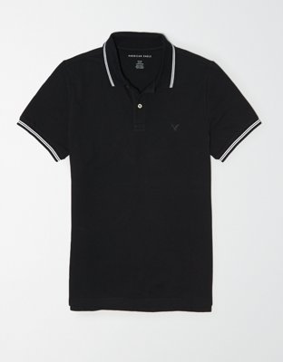 AE Slim Fit Tipped Pique Polo