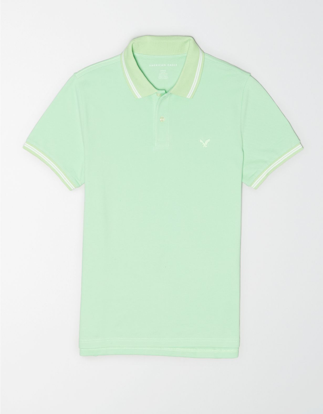 AE Slim Fit Tipped Pique Polo
