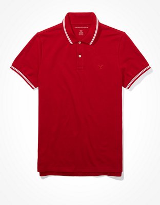 AE Slim Fit Tipped Pique Polo
