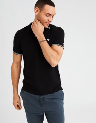 Мужские топы American Eagle AE Pique Flex Polo — фото 2
