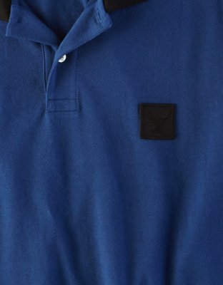 Мужские топы American Eagle AE Contrast Collar Pique Polo — фото 3
