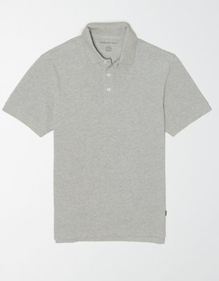 grey collar shirt