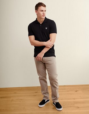 AE Slim Fit Flex Pique Polo Shirt