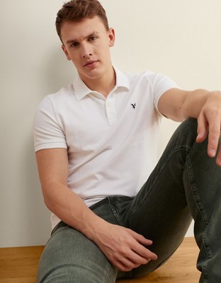 AE Slim Fit Flex Pique Polo Shirt