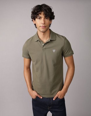 AE Slim Fit Flex Pique Polo Shirt
