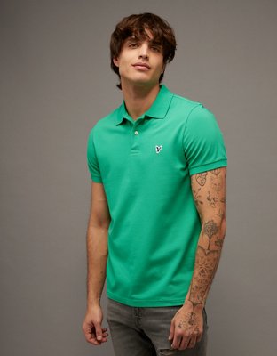 AE Slim Fit Flex Pique Polo Shirt
