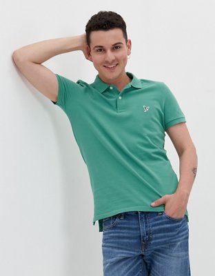 AE Slim Fit Flex Pique Polo Shirt