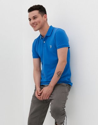 AE Slim Fit Flex Pique Polo Shirt
