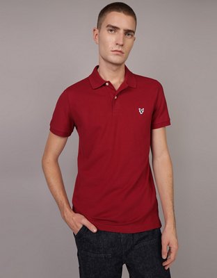 AE Slim Fit Flex Pique Polo Shirt