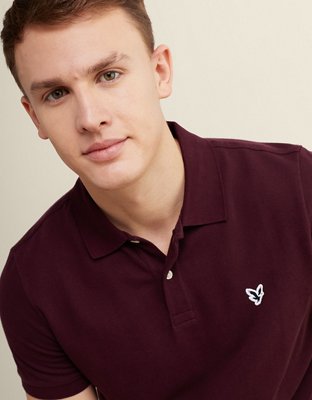 AE Slim Fit Flex Pique Polo Shirt
