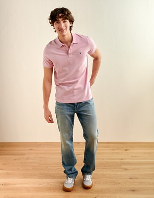 AE Slim Fit Flex Pique Polo Shirt