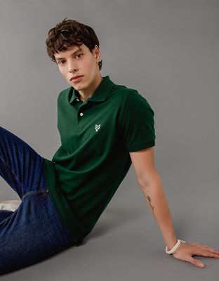 AE Camisa Polo de Piqué Slim Fit Flex