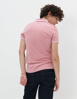 AE Slim Fit Tipped Flex Pique Polo Shirt