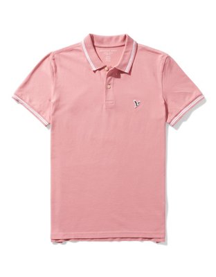 AE Slim Fit Tipped Flex Pique Polo Shirt
